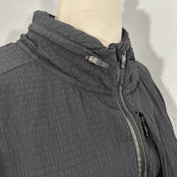 Gymshark Jacket Mens Large Black Speed Evolve Windbreaker Packs Away Hoodie - Picture 3 of 16